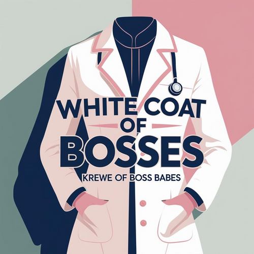 WHITE COAT BOSSES - STICKER | Krewe Of Boss Babes