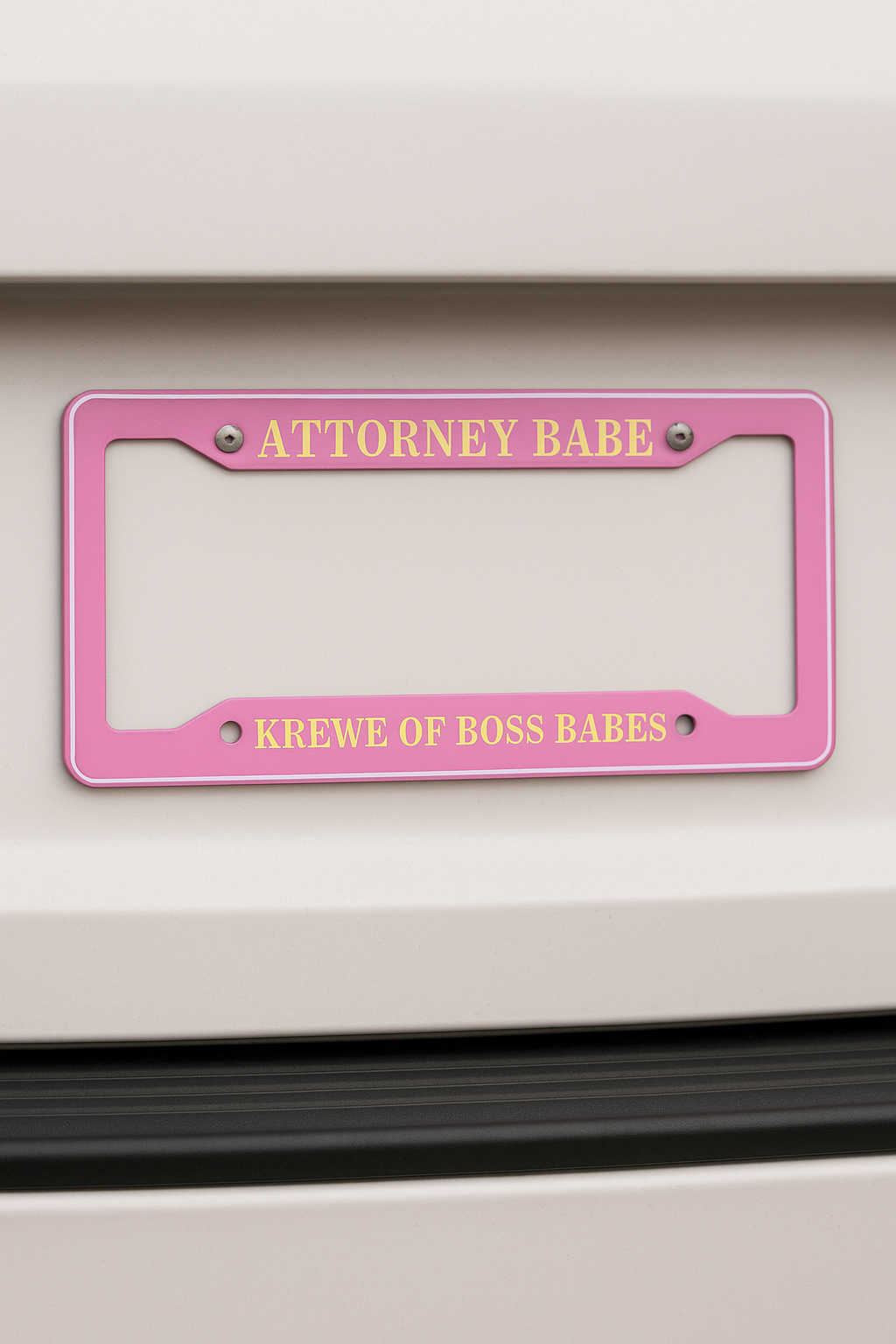 ATTORNEY BABE - COUTURE LICENSE PLATE