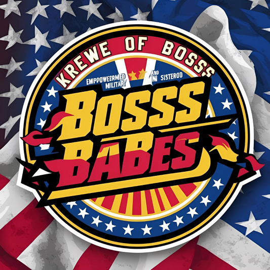 MILITARY BABES - STICKER