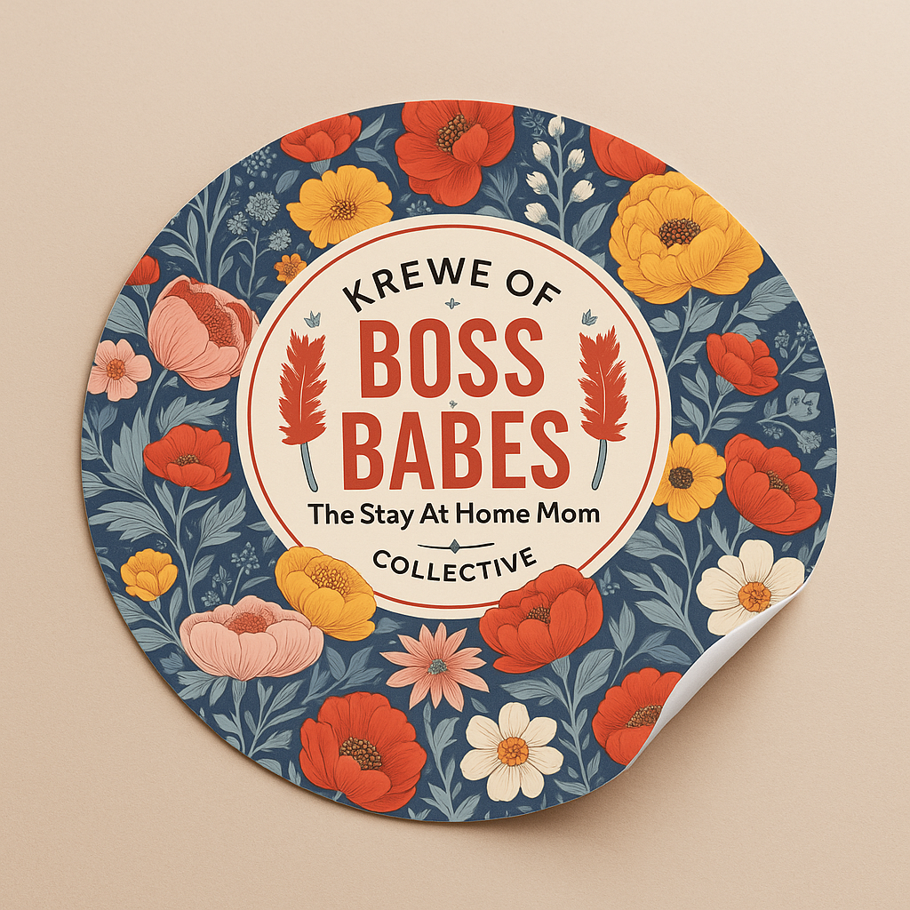 STAY AT HOME MOM - STICKER